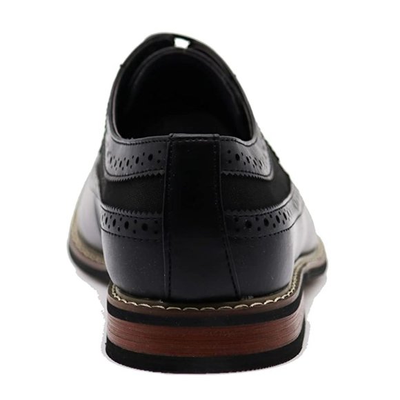 Men's Spectator Tweed Plaid Two Tone Wingtips Oxfords Perforated Lace Up Dress S - Picture 5 of 13